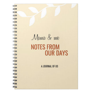 Carnet Mama Notes de nos jours Maman Fille Fils Cadeau