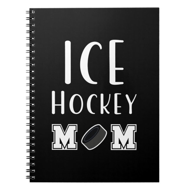 Carnet Maman du hockey sur glace (Devant)