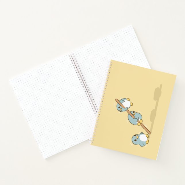 Carnet Manchots bleus (Intérieur)