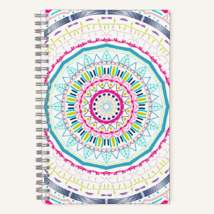 Carnet mandala coloré