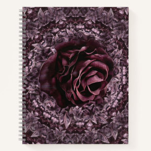 Carnet Mandala de rose 