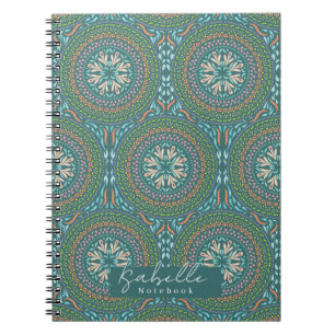 Carnet Mandala Green
