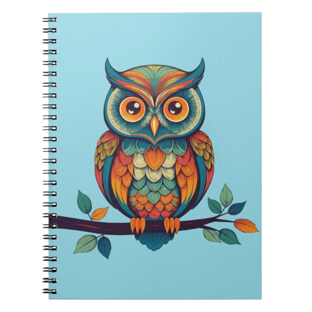 Carnet Mandala Owl (Devant)