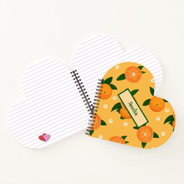 Carnet Mandarines d'été (Intérieur)