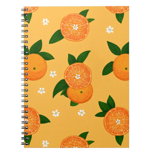 Carnet Mandarines d'été (Devant)