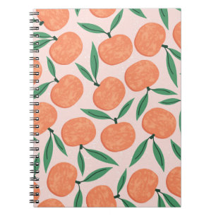 Carnet Mandarins vintages : répétition de la texture des