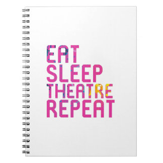 Carnet Manger Théâtre du sommeil Répéter Thespian