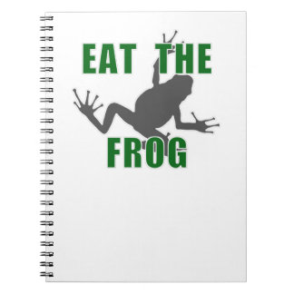 Carnet Mangez La Grenouille - Citation Motivation Entrepr