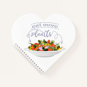 Carnet Mangez plus de plantes frais motivation salade let