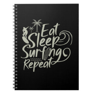 Carnet Mangez Sleep Surfing Répéter