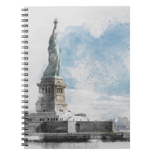 Carnet Manhattan Nyc Liberty Statue (Devant)