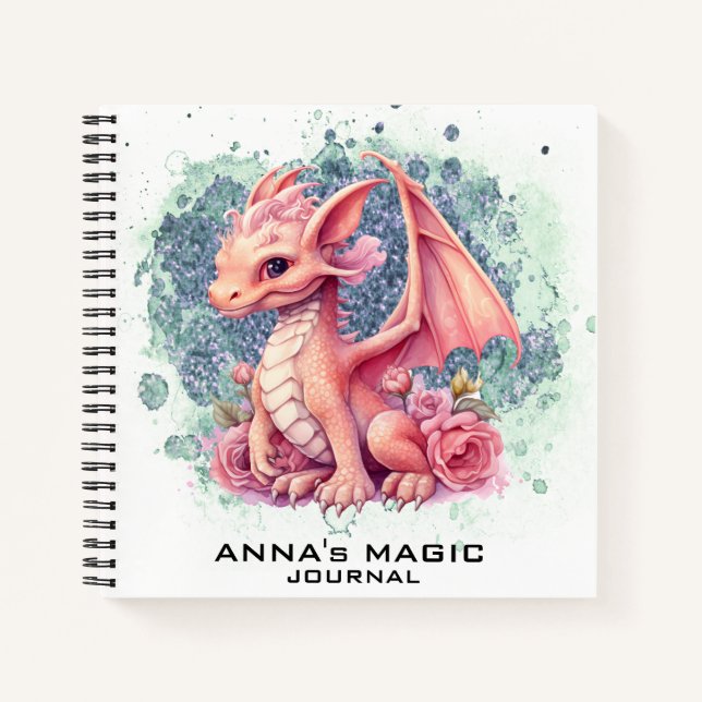 Carnet *~* Manifest Droit Attraction mignon Baby Dragon A (Devant)