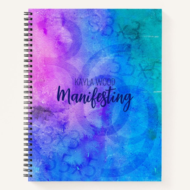 Carnet Manifestation aquarelle, Droit d'attraction (Devant)