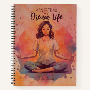 Carnet Manifester ma vie de rêve, loi d'attraction
