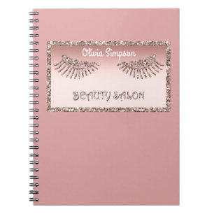 Carnet Maquillage Artiste Yeux Lashes Parties scintillant