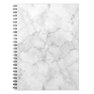 Carnet Marbre blanc