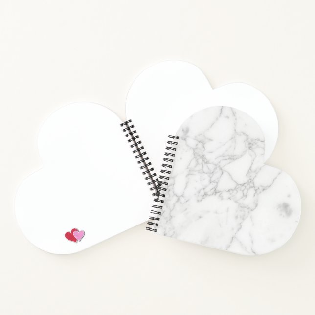 Carnet Marbre Blanc (Intérieur)