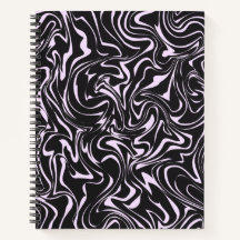 Marbre noir et rose Motif Abstrait