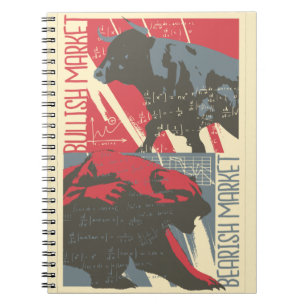 Carnet Marché Haussier et Baissier - Cadeau pour les Négo