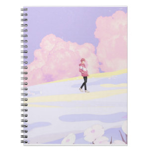Carnet Marcheur de Paysage Onirique Pastel