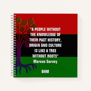 Carnet Marcus Garvey TREE SANS RACINE Monogramme