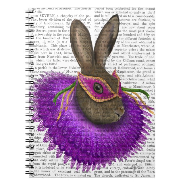 Carnet Mardi Gras Hare 2 (Devant)