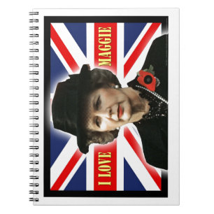 Carnet Margaret Thatcher I Love Maggie