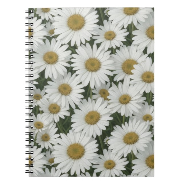 Carnet Marguerites blanches (Devant)