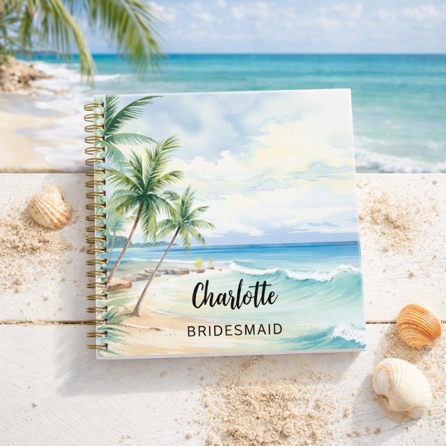 Carnet Mariage à la plage de Bridesmaid (Créateur téléchargé)