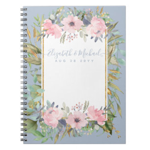 Carnet Mariage Boho rose pâle