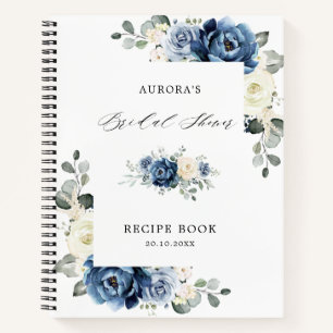 Carnet Mariage Champêtre Bleu Poussiéreux Champagne et Iv