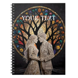 Carnet Mariage Couple & Arbre de Vie Vin Fourre-tout