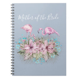 Carnet Mariage de Flamants roses tropicaux