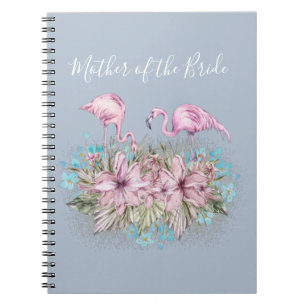 Carnet Mariage de Flamants roses tropicaux