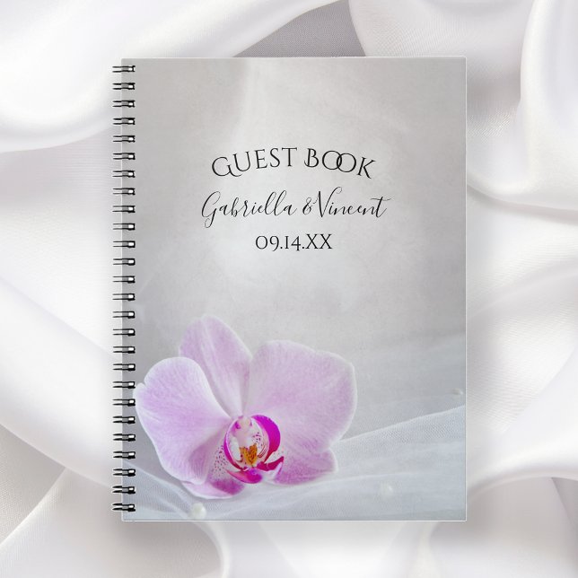 Carnet Mariage de l'orchidée rose et du voile blanc (Créateur téléchargé)