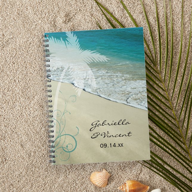 Carnet Mariage de plage tropicale (Créateur téléchargé)