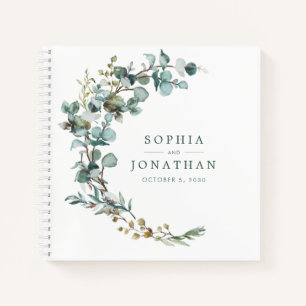 Carnet Mariage personnalisé Eucalyptus Botanical