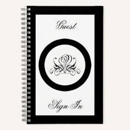 Carnet Mariage Rose noir Calligraphie