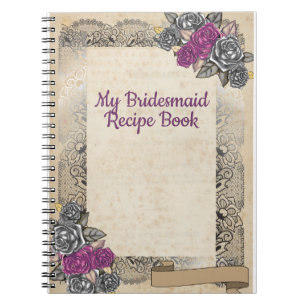 Carnet Mariage rustique Bridesmaid Mariage idée cadeau