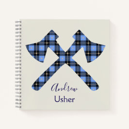 Carnet Mariage Usher gris et bleu