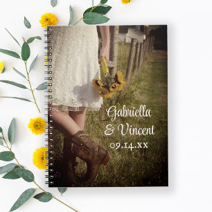 Carnet Mariée, Bottes de cowboy et Mariage du ranch des t