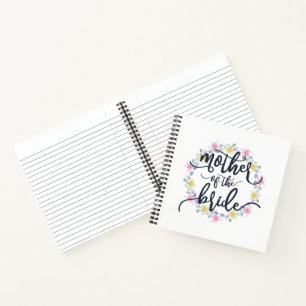 Carnet Mariée de la mariée Calligraphie de mariage Cahi
