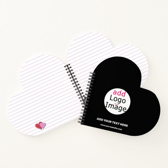 Carnet Marque personnalisable moderne professionnelle ten (Intérieur)
