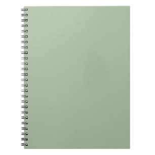 Carnet Marque personnalisée verte Sage