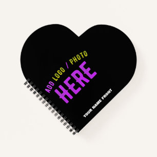 CARNET MARQUE VERIFIEE NOIRE PERSONNALISABLE MODERNE ET C