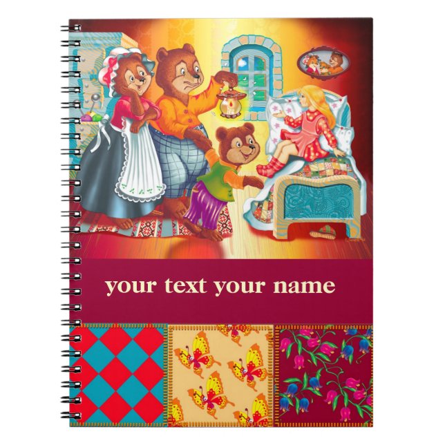 Carnet Masha et 3 ours (Devant)