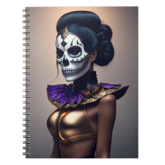 Carnet Masque crâne d'Halloween