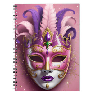 Carnet Masque de carnaval coloré