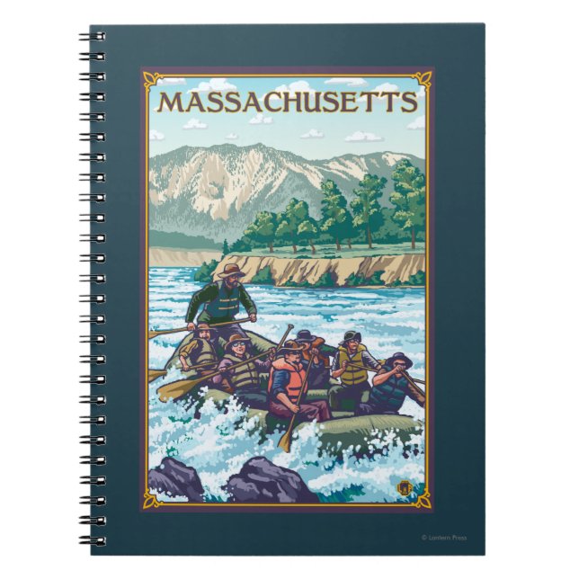 Carnet MassachusettsScène de Rafting (Devant)