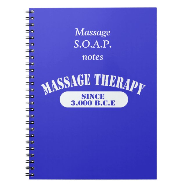 Carnet Massage thérapeutique depuis 3,000 B.C.E. (Devant)